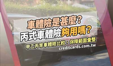 車體險是什麼？丙式車險夠用嗎？