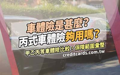 車體險是什麼？丙式車險夠用嗎？