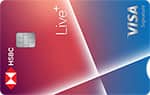 滙豐銀行 Live+現金回饋卡