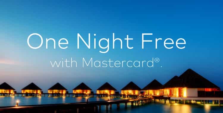 使用 Mastercard 預定全球指定活動飯店，享預定三晚或四晚免費一晚的優惠